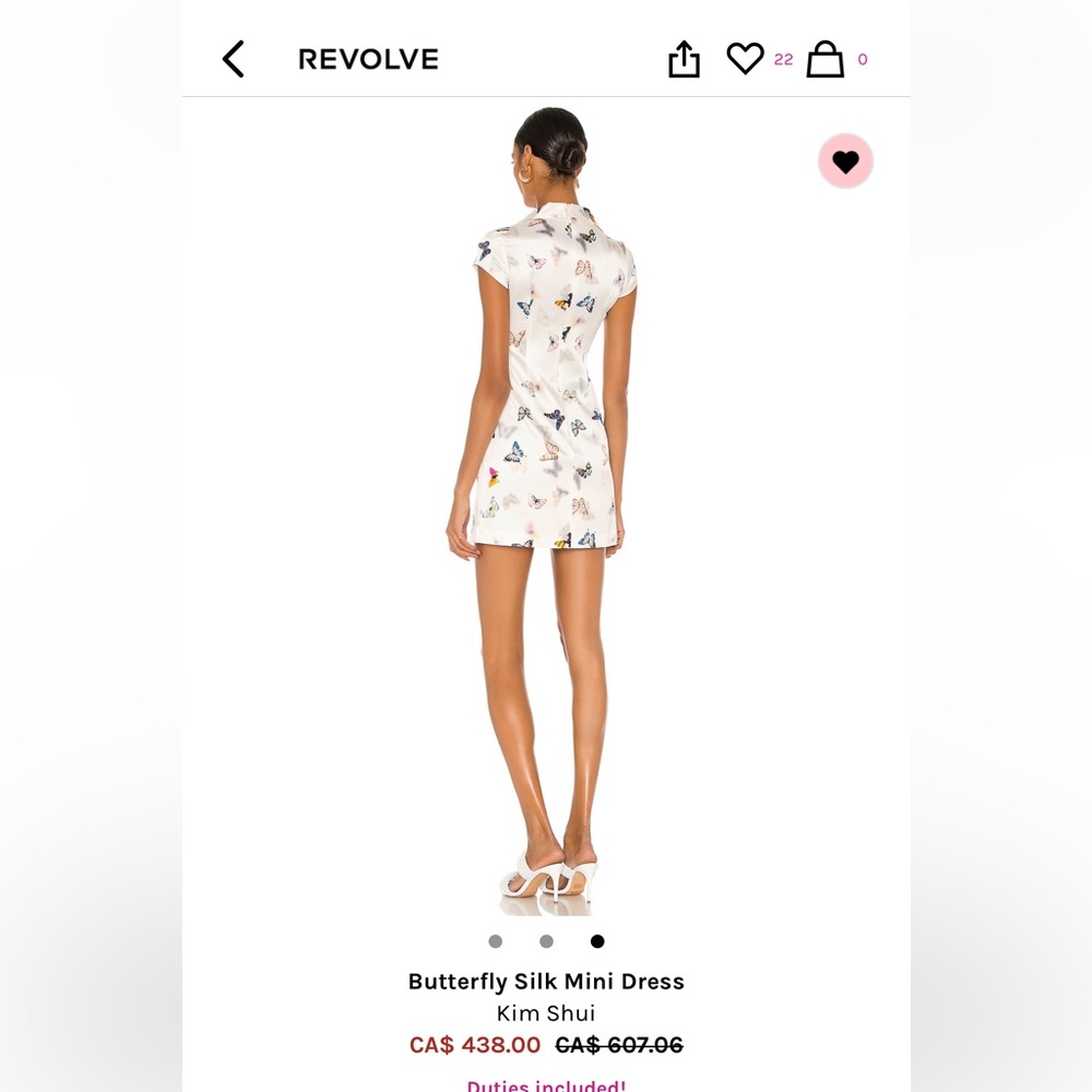 Kim Shui butterfly dress , brand new with tags . Small - Picture 3 of 3